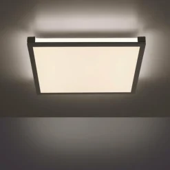 Luminaires Leuchten Direkt Éclairage Led|Plafonnier Leuchten-Direkt MARIO LED Noir, 1 lumière, Télécommandes, Changeur de couleurs