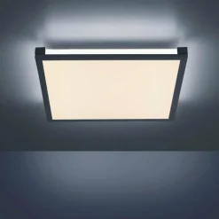 Luminaires Leuchten Direkt Éclairage Led|Plafonnier Leuchten-Direkt MARIO LED Noir, 1 lumière, Télécommandes, Changeur de couleurs