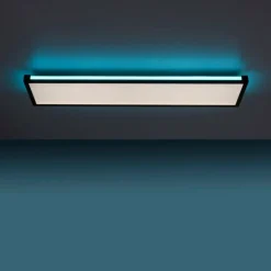 Luminaires Leuchten Direkt Éclairage Led|Plafonnier Leuchten-Direkt MARIO LED Noir, 1 lumière, Télécommandes, Changeur de couleurs