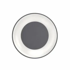 Plafonnier Leuchten-Direkt LOLAsmart-ANIKA LED Anthracite, 1 lumière, Télécommandes, Changeur de couleurs