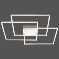 Luminaires Leuchten Direkt Éclairage Led|Plafonnier Leuchten-Direkt ASMIN LED Acier brossé, 3 lumières, Télécommandes
