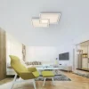 Luminaires Leuchten Direkt Éclairage Led|Plafonnier Leuchten-Direkt EDGING LED Blanc, 1 lumière, Télécommandes