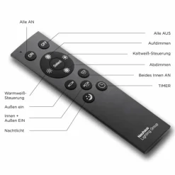 Luminaires Leuchten Direkt Éclairage Led|Plafonnier Leuchten-Direkt EDGING LED Blanc, 1 lumière, Télécommandes