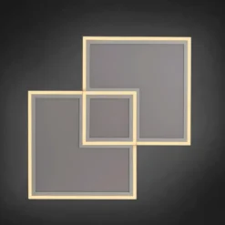 Luminaires Leuchten Direkt Éclairage Led|Plafonnier Leuchten-Direkt EDGING LED Blanc, 1 lumière, Télécommandes