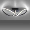 Luminaires Leuchten Direkt Éclairage Led|Plafonnier Leuchten-Direkt MARIA LED Noir, 1 lumière