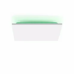 Luminaires Leuchten Direkt Éclairage Led|Plafonnier Leuchten-Direkt GUSTAV LED Blanc, 1 lumière, Télécommandes, Changeur de couleurs