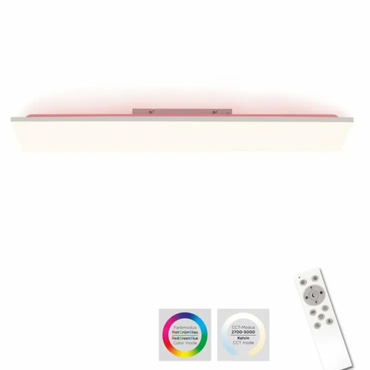 Luminaires Leuchten Direkt Éclairage Led|Plafonnier Leuchten-Direkt GUSTAV LED Blanc, 1 lumière, Télécommandes, Changeur de couleurs