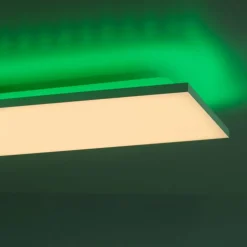 Luminaires Leuchten Direkt Éclairage Led|Plafonnier Leuchten-Direkt GUSTAV LED Blanc, 1 lumière, Télécommandes, Changeur de couleurs