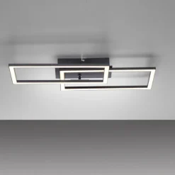 Luminaires Leuchten Direkt Éclairage Led|Plafonnier Leuchten-Direkt IVEN LED Noir, 1 lumière