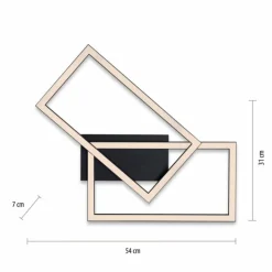 Luminaires Leuchten Direkt Éclairage Led|Plafonnier Leuchten-Direkt IVEN LED Noir, 1 lumière