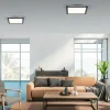 Luminaires Leuchten Direkt Éclairage Led|Plafonnier Leuchten-Direkt FLAT LED Noir, 1 lumière