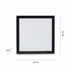 Luminaires Leuchten Direkt Éclairage Led|Plafonnier Leuchten-Direkt FLAT LED Noir, 1 lumière