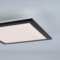 Luminaires Leuchten Direkt Éclairage Led|Plafonnier Leuchten-Direkt FLAT LED Noir, 1 lumière