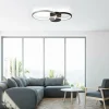 Luminaires Leuchten Direkt Éclairage Led|Plafonnier Leuchten-Direkt PAPILON LED Noir, 1 lumière