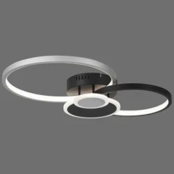 Luminaires Leuchten Direkt Éclairage Led|Plafonnier Leuchten-Direkt PAPILON LED Noir, 1 lumière
