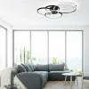 Luminaires Leuchten Direkt Éclairage Led|Plafonnier Leuchten-Direkt PAPILON LED Noir, 1 lumière