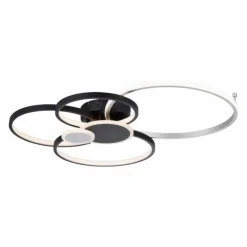 Luminaires Leuchten Direkt Éclairage Led|Plafonnier Leuchten-Direkt PAPILON LED Noir, 1 lumière