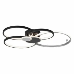 Luminaires Leuchten Direkt Éclairage Led|Plafonnier Leuchten-Direkt PAPILON LED Noir, 1 lumière