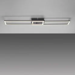 Luminaires Leuchten Direkt Éclairage Led|Plafonnier Leuchten-Direkt IVEN LED Noir, 1 lumière, Télécommandes