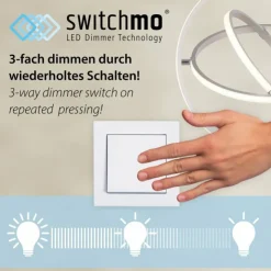 Luminaires Leuchten Direkt Éclairage Led|Plafonnier Leuchten-Direkt IVEN LED Noir, 1 lumière, Télécommandes