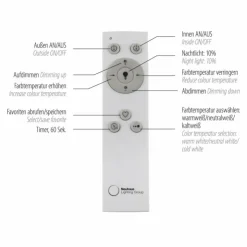Luminaires Leuchten Direkt Éclairage Led|Plafonnier Leuchten-Direkt ASMIN LED Acier brossé, 1 lumière, Télécommandes