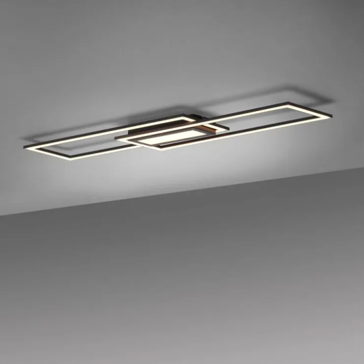 Luminaires Leuchten Direkt Éclairage Led|Plafonnier Leuchten-Direkt ASMIN LED Noir, 1 lumière