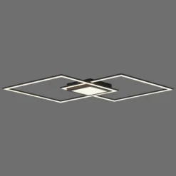 Luminaires Leuchten Direkt Éclairage Led|Plafonnier Leuchten-Direkt ASMIN LED Noir, 1 lumière