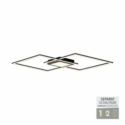 Luminaires Leuchten Direkt Éclairage Led|Plafonnier Leuchten-Direkt ASMIN LED Noir, 1 lumière