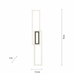 Luminaires Leuchten Direkt Éclairage Led|Plafonnier Leuchten-Direkt ASMIN LED Noir, 1 lumière