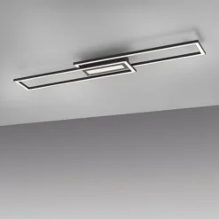 Luminaires Leuchten Direkt Éclairage Led|Plafonnier Leuchten-Direkt ASMIN LED Noir, 1 lumière