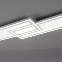 Luminaires Leuchten Direkt Éclairage Led|Plafonnier Leuchten-Direkt EDGING LED Blanc, 1 lumière, Télécommandes