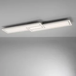 Luminaires Leuchten Direkt Éclairage Led|Plafonnier Leuchten-Direkt EDGING LED Blanc, 1 lumière, Télécommandes