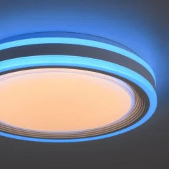Luminaires Leuchten Direkt Éclairage Led|Plafonnier Leuchten-Direkt SPHERIC LED Blanc, 2 lumières, Télécommandes, Changeur de couleurs