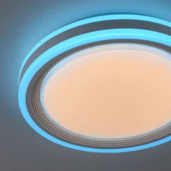 Luminaires Leuchten Direkt Éclairage Led|Plafonnier Leuchten-Direkt SPHERIC LED Blanc, 2 lumières, Télécommandes, Changeur de couleurs