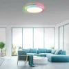 Luminaires Leuchten Direkt Éclairage Led|Plafonnier Leuchten-Direkt SPHERIC LED Blanc, 2 lumières, Télécommandes, Changeur de couleurs