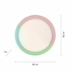 Luminaires Leuchten Direkt Éclairage Led|Plafonnier Leuchten-Direkt SPHERIC LED Blanc, 2 lumières, Télécommandes, Changeur de couleurs