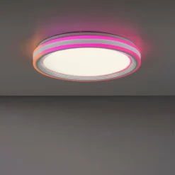 Luminaires Leuchten Direkt Éclairage Led|Plafonnier Leuchten-Direkt SPHERIC LED Blanc, 2 lumières, Télécommandes, Changeur de couleurs