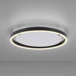 Luminaires Leuchten Direkt Éclairage Led|Plafonnier Leuchten-Direkt RITUS LED Anthracite, 1 lumière