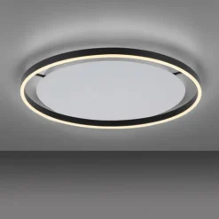 Luminaires Leuchten Direkt Éclairage Led|Plafonnier Leuchten-Direkt RITUS LED Anthracite, 1 lumière