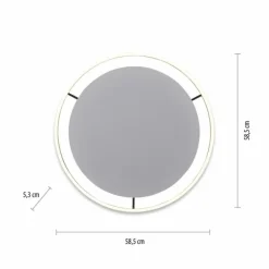 Luminaires Leuchten Direkt Éclairage Led|Plafonnier Leuchten-Direkt RITUS LED Anthracite, 1 lumière