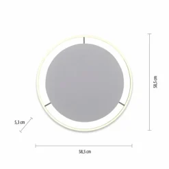 Luminaires Leuchten Direkt Éclairage Led|Plafonnier Leuchten-Direkt RITUS LED Aluminium, 1 lumière