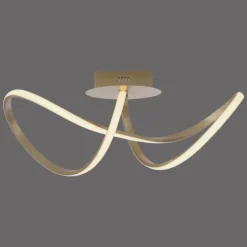 Luminaires Leuchten Direkt Éclairage Led|Plafonnier Leuchten-Direkt MARIA LED Laiton, 1 lumière