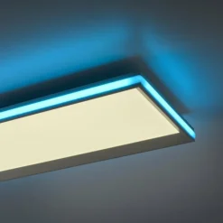 Luminaires Leuchten Direkt Éclairage Led|Plafonnier Leuchten-Direkt GALACTICA LED Blanc, 2 lumières, Télécommandes, Changeur de couleurs