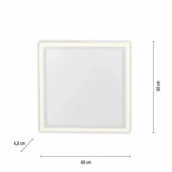 Luminaires Leuchten Direkt Éclairage Led|Plafonnier Leuchten-Direkt BEROA LED Blanc, 1 lumière, Télécommandes