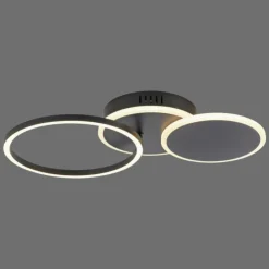 Luminaires Leuchten Direkt Éclairage Led|Plafonnier Leuchten-Direkt SEVENT LED Noir, 1 lumière