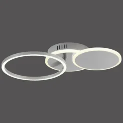 Luminaires Leuchten Direkt Éclairage Led|Plafonnier Leuchten-Direkt SEVENT LED Argenté, 1 lumière
