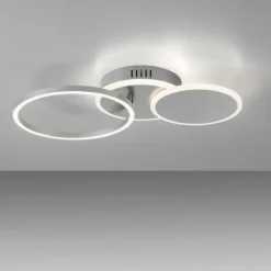 Luminaires Leuchten Direkt Éclairage Led|Plafonnier Leuchten-Direkt SEVENT LED Argenté, 1 lumière