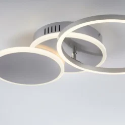 Luminaires Leuchten Direkt Éclairage Led|Plafonnier Leuchten-Direkt SEVENT LED Argenté, 1 lumière