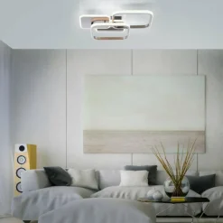 Luminaires Leuchten Direkt Éclairage Led|Plafonnier Leuchten-Direkt SEVENT LED Argenté, 1 lumière