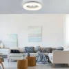 Luminaires Leuchten Direkt Éclairage Led|Plafonnier Leuchten-Direkt VERTIGO LED Blanc, 1 lumière, Télécommandes